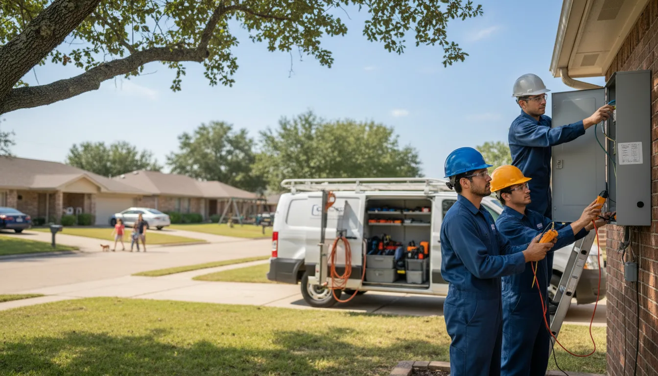 Certified electrician providing emergency electrical services in Broadview, NM
